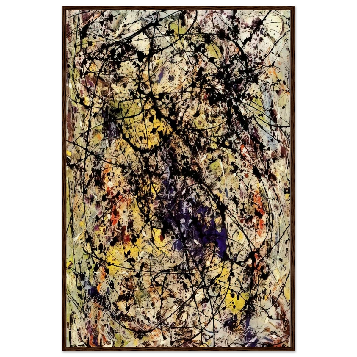REFLECTIONS OF THE BIG DIPPER 1947 Framed Poster | Jackson Pollock Framed Prints Wall Art | Jackson Pollock Store