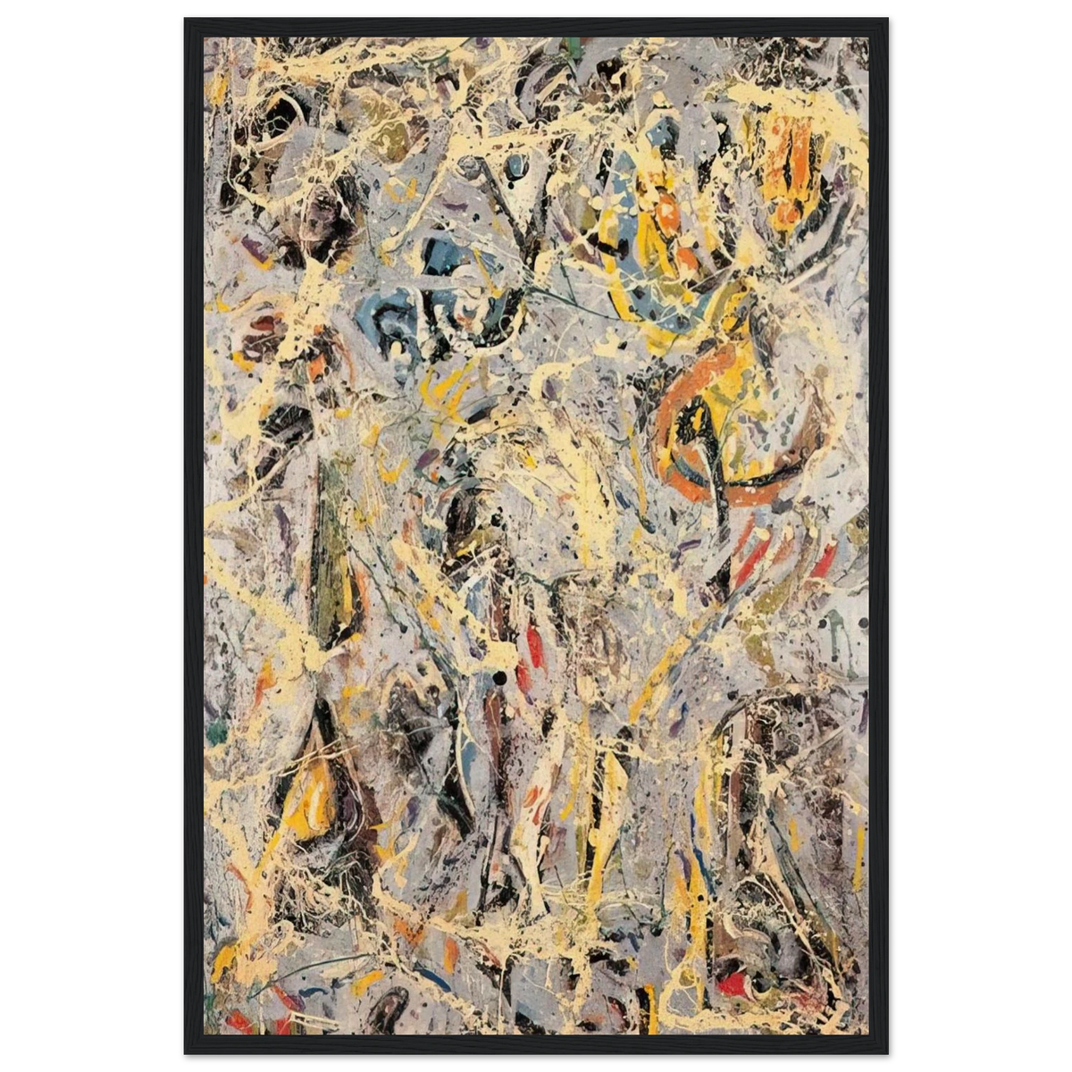 GALAXY 1947 Framed Poster | Jackson Pollock Framed Prints Wall Art | Jackson Pollock Store
