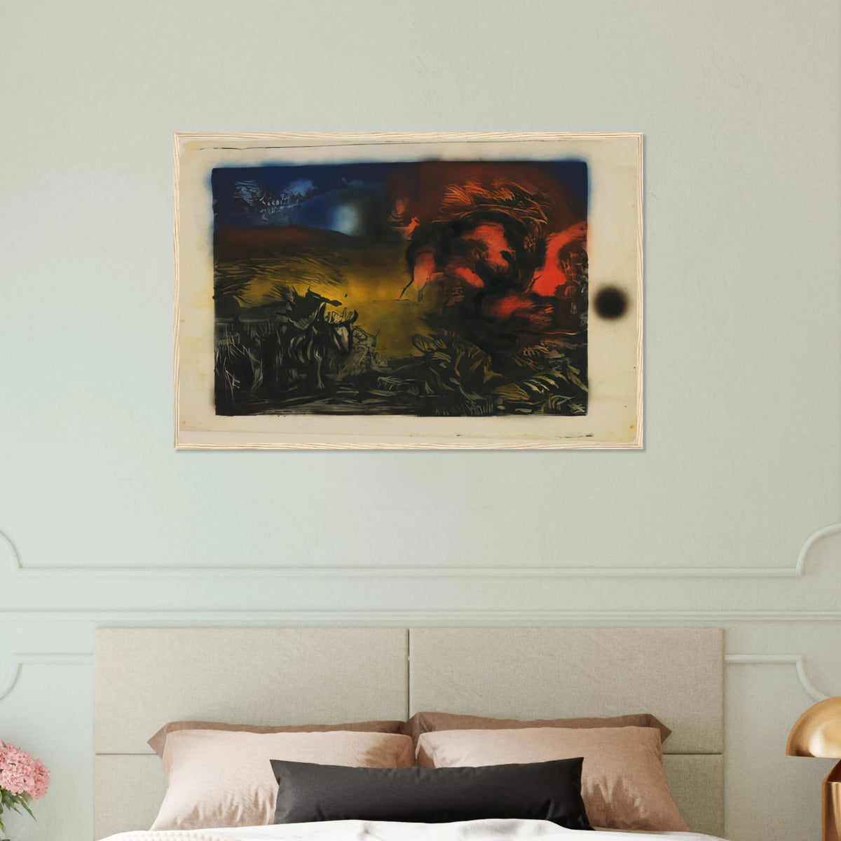 LANDSCAPE WITH STEER 1937 Framed Poster | Jackson Pollock Framed Prints Wall Art | Jackson Pollock Store