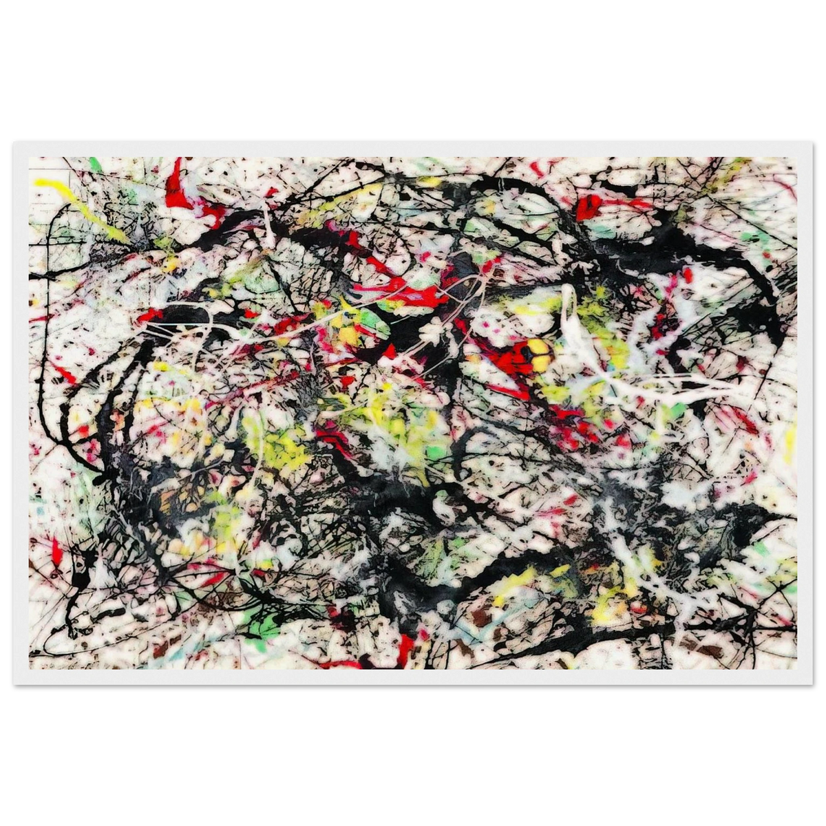 NUMBER 48 1949 Framed Poster | Jackson Pollock Framed Prints Wall Art | Jackson Pollock Store