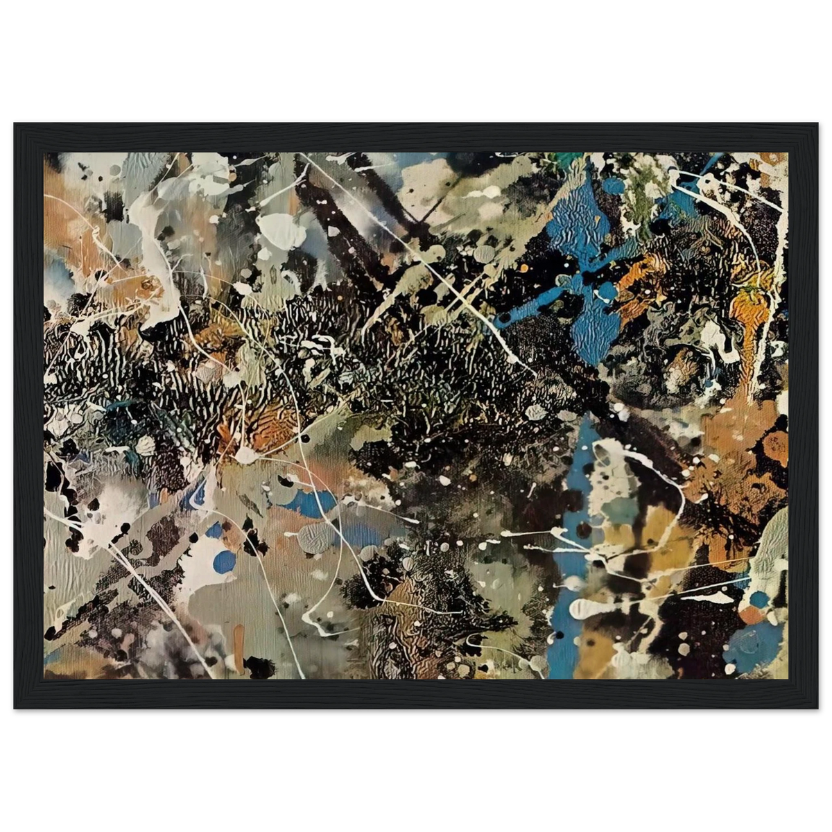 NOT_DETECTED_185248 Framed Poster | Jackson Pollock Framed Prints Wall Art | Jackson Pollock Store