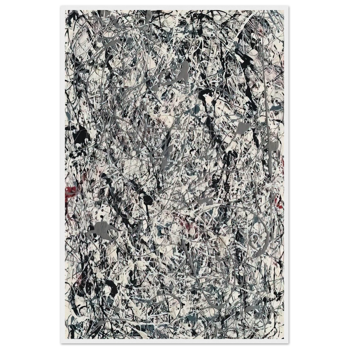 NUMBER 19 1948 Framed Poster | Jackson Pollock Framed Prints Wall Art | Jackson Pollock Store