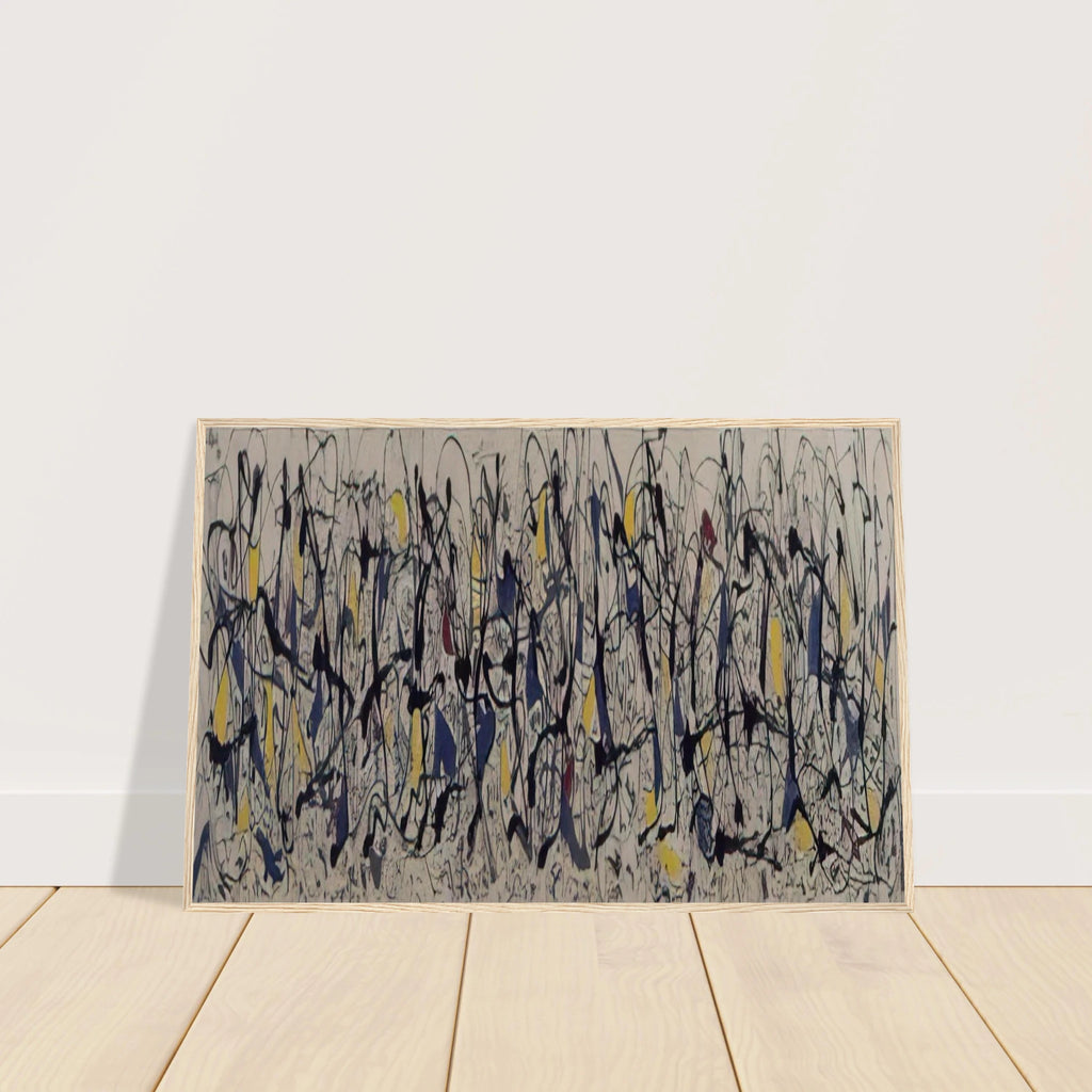 SUMMERTIME NUMBER 9A 1948 Framed Poster | Jackson Pollock Framed Prints Wall Art | Jackson Pollock Store
