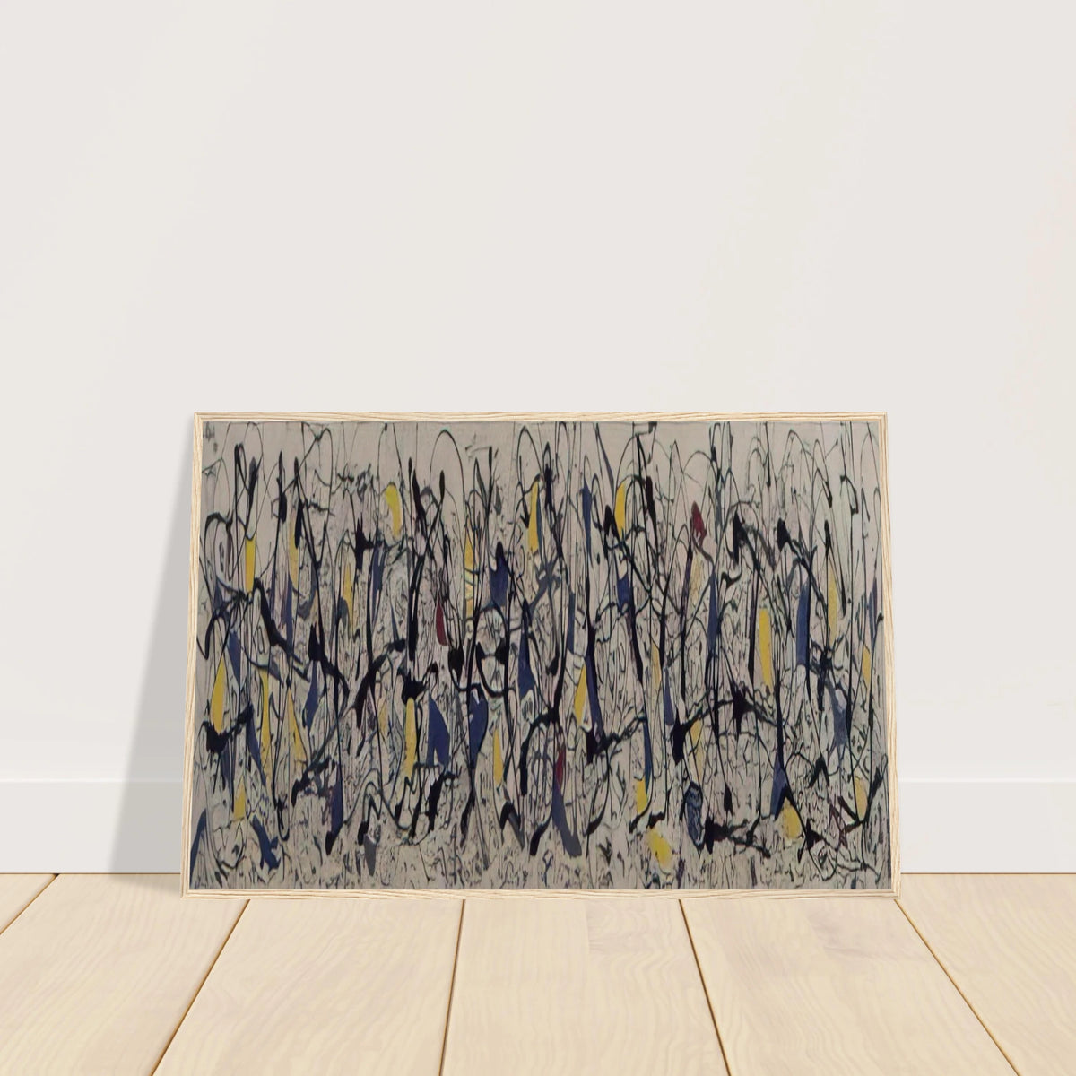 SUMMERTIME NUMBER 9A 1948 Framed Poster | Jackson Pollock Framed Prints Wall Art | Jackson Pollock Store
