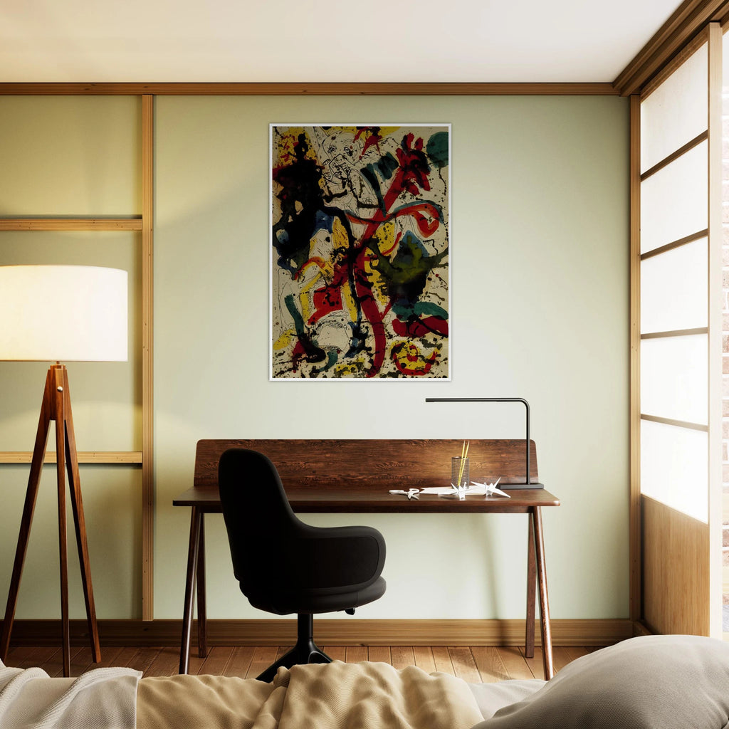 UNTITLED 1944 Framed Poster | Jackson Pollock Framed Prints Wall Art | Jackson Pollock Store