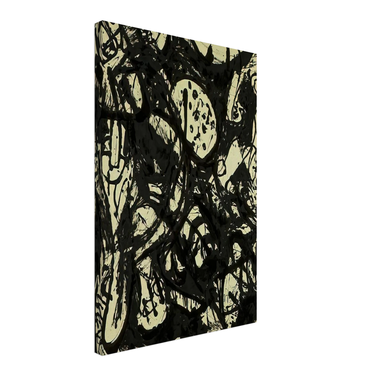BLACK WHITE NUMBER 20 1951 Canvas | Jackson Pollock Canvas | Jackson Pollock Store