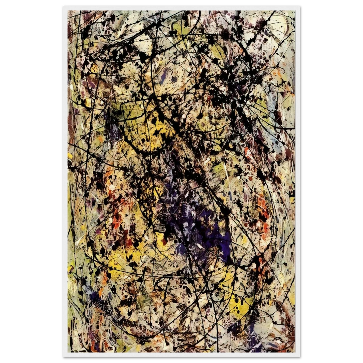 REFLECTIONS OF THE BIG DIPPER 1947 Framed Poster | Jackson Pollock Framed Prints Wall Art | Jackson Pollock Store