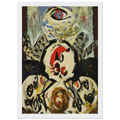 BIRD 1941 Framed Poster | Jackson Pollock Framed Prints Wall Art | Jackson Pollock Store