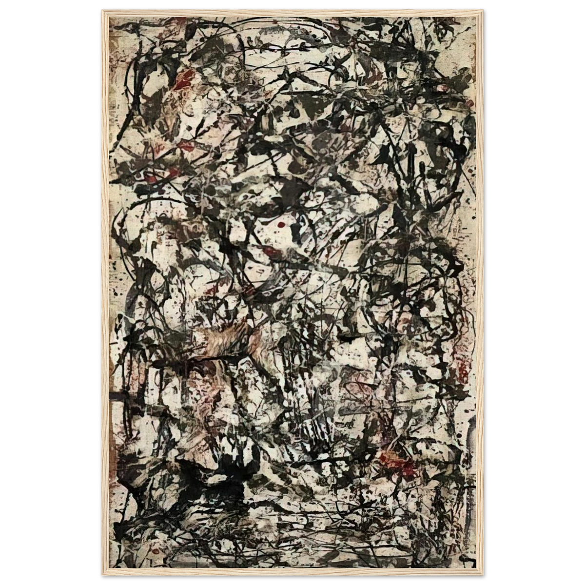 ENCHANTED FOREST 1947 Framed Poster | Jackson Pollock Framed Prints Wall Art | Jackson Pollock Store