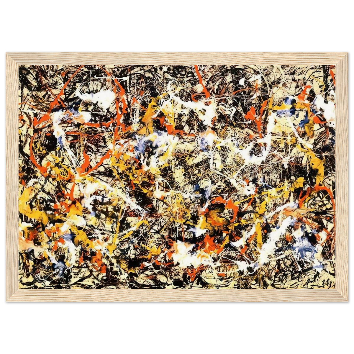 CONVERGENCE 1952 Framed Poster | Jackson Pollock Framed Prints Wall Art | Jackson Pollock Store