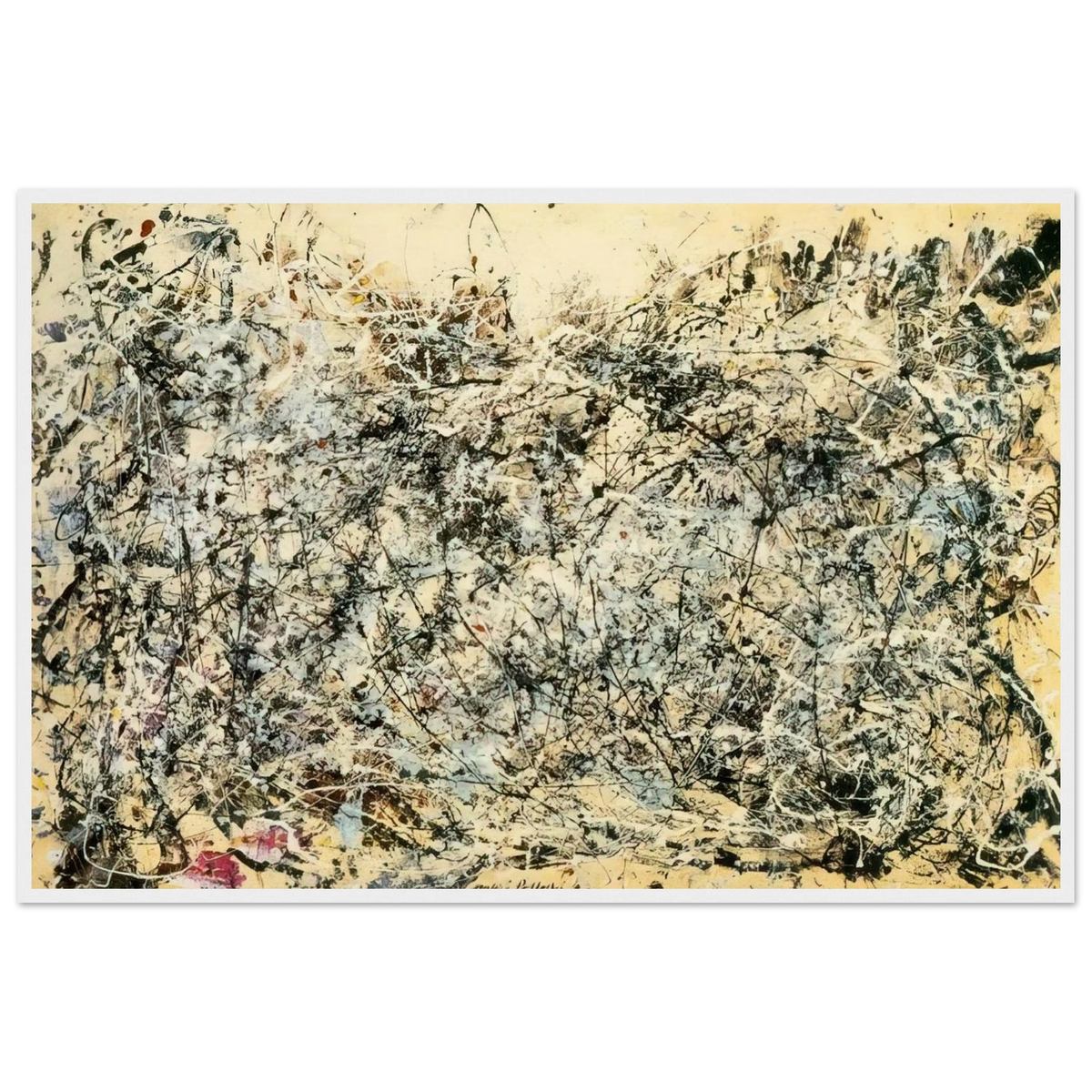 NO 1 1948 Framed Poster | Jackson Pollock Framed Prints Wall Art | Jackson Pollock Store