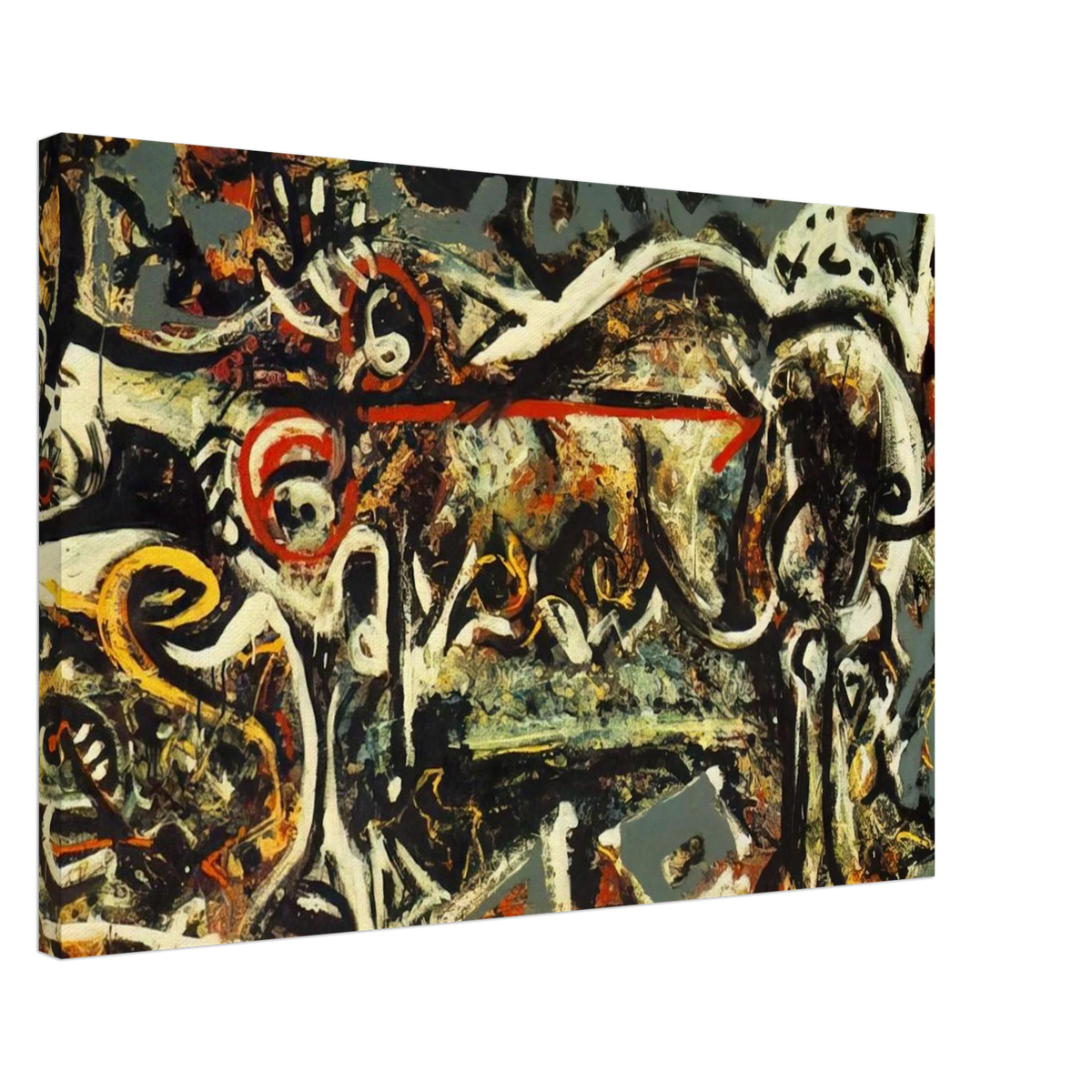 THE SHE WOLF Canvas | Jackson Pollock Canvas | Jackson Pollock Store