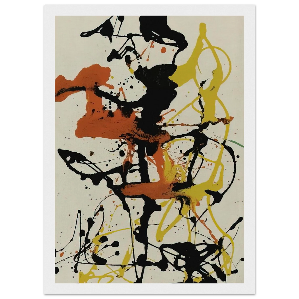 NUMBER 26 1949 Framed Poster | Jackson Pollock Framed Prints Wall Art | Jackson Pollock Store