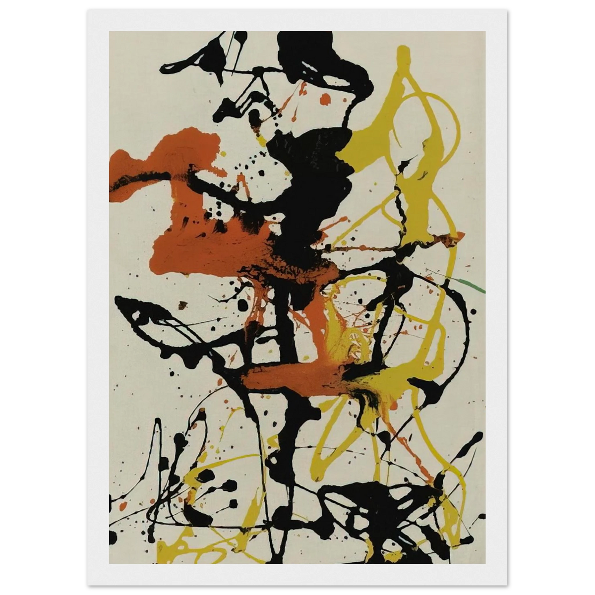 NUMBER 26 1949 Framed Poster | Jackson Pollock Framed Prints Wall Art | Jackson Pollock Store