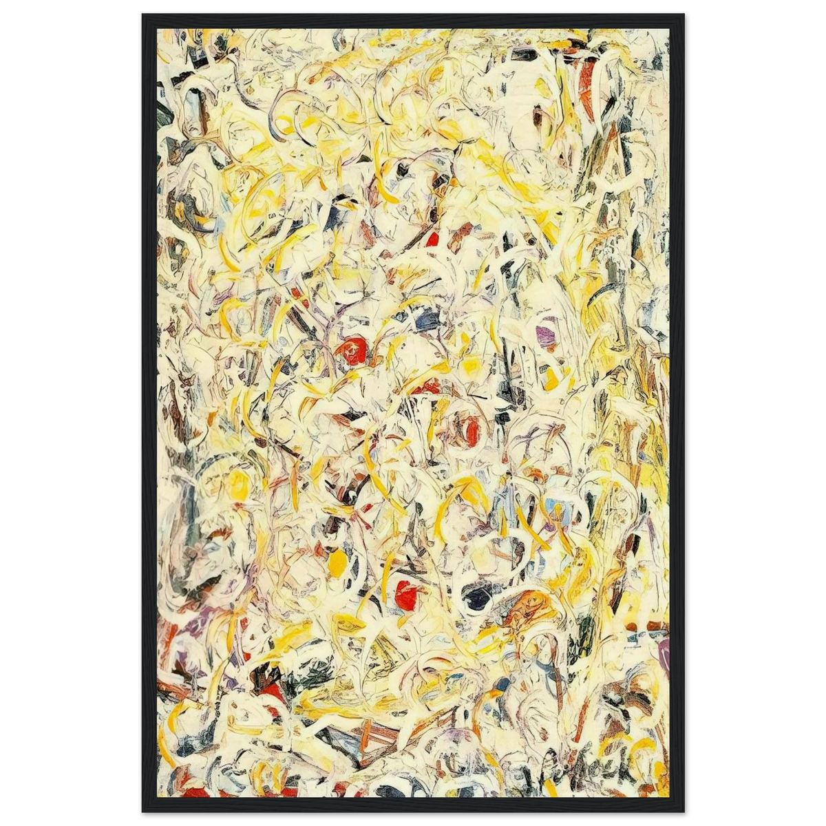 SHIMMERING SUBSTANCE 1946 1 Framed Poster | Jackson Pollock Framed Prints Wall Art | Jackson Pollock Store