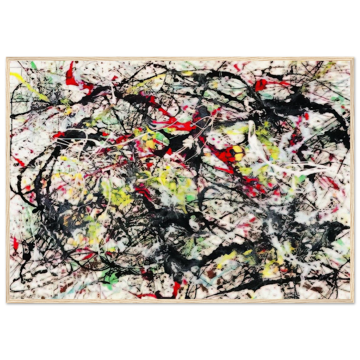 NUMBER 48 1949 Framed Poster | Jackson Pollock Framed Prints Wall Art | Jackson Pollock Store