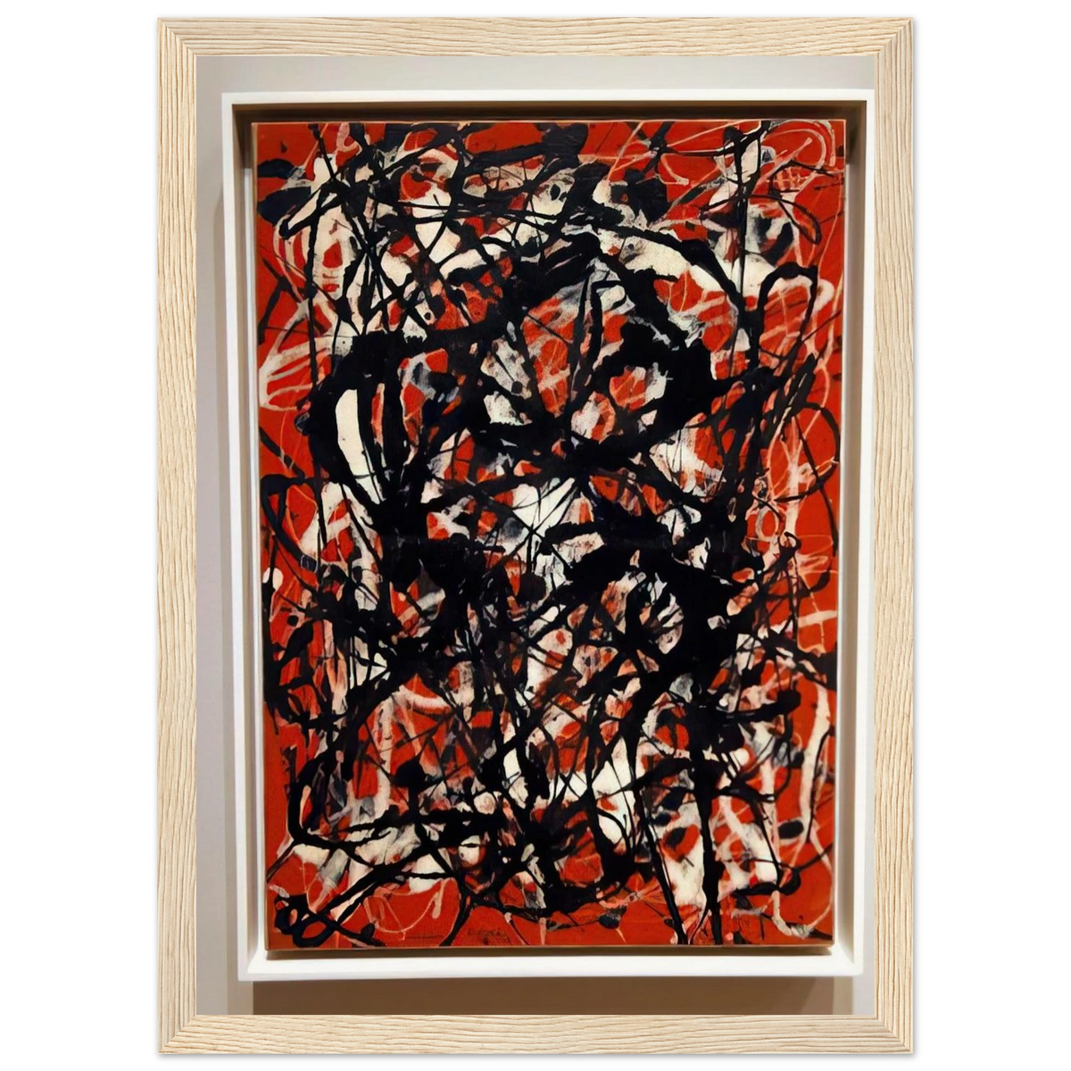 FREE FORM 1946 Framed Poster | Jackson Pollock Framed Prints Wall Art | Jackson Pollock Store