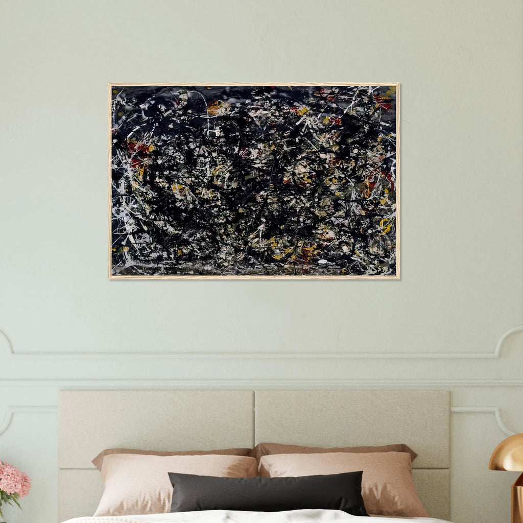 NUMBER 6 1949 Framed Poster | Jackson Pollock Framed Prints Wall Art | Jackson Pollock Store