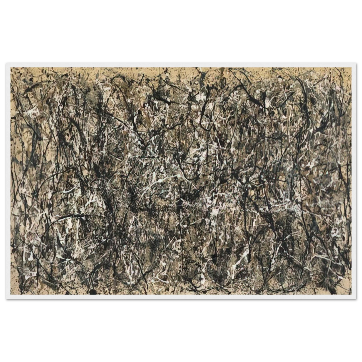 ONE NUMBER 31 1950 Framed Poster | Jackson Pollock Framed Prints Wall Art | Jackson Pollock Store
