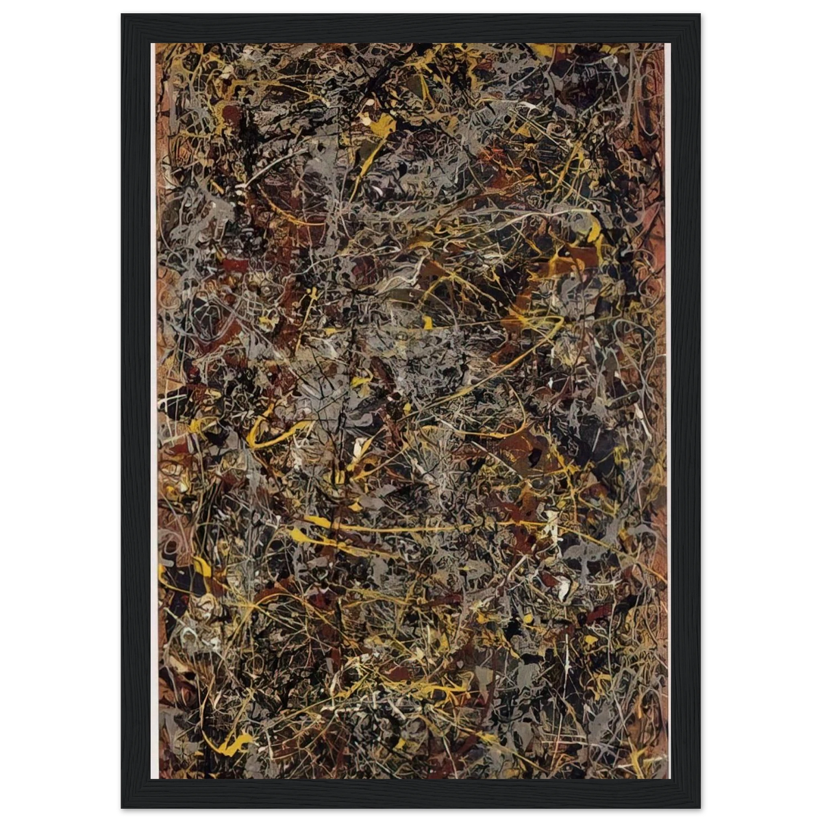 NUMBER 5 1948 1 Framed Poster | Jackson Pollock Framed Prints Wall Art | Jackson Pollock Store