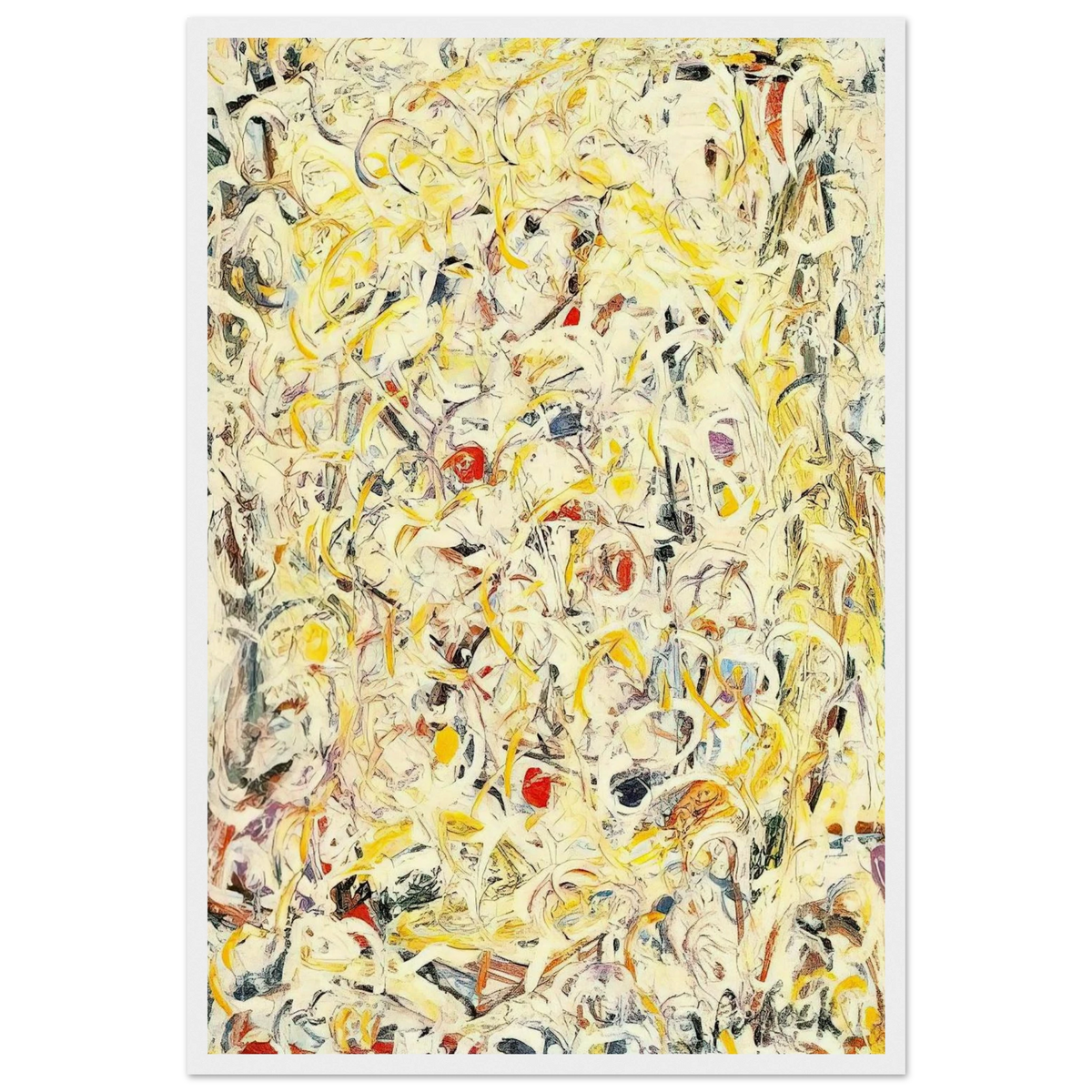 SHIMMERING SUBSTANCE 1946 1 Framed Poster | Jackson Pollock Framed Prints Wall Art | Jackson Pollock Store