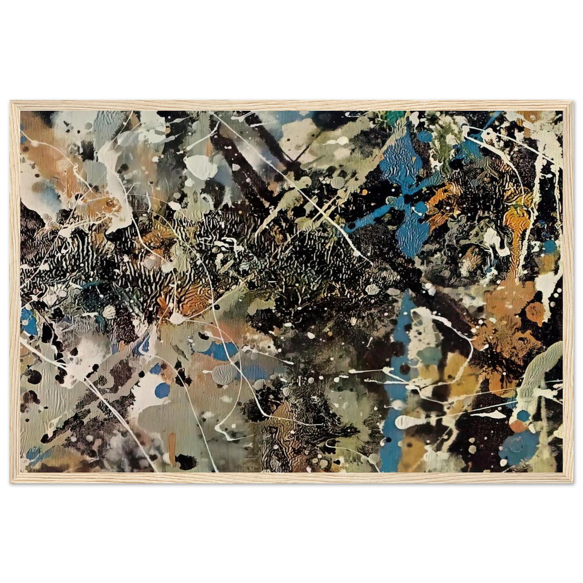 NOT_DETECTED_185248 Framed Poster | Jackson Pollock Framed Prints Wall Art | Jackson Pollock Store