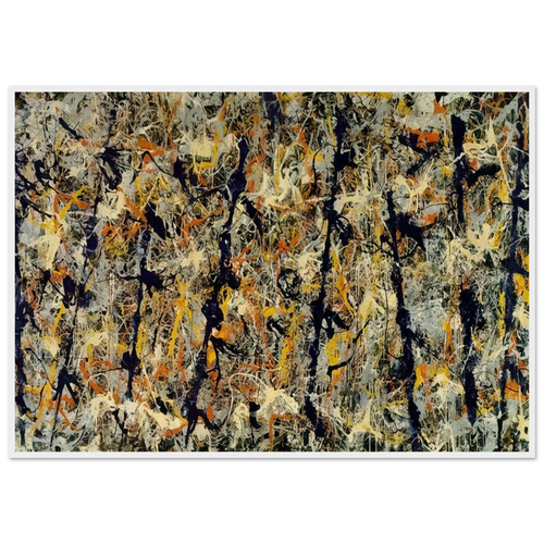 BLUE POLES NUMBER 11 1952 1 Framed Poster | Jackson Pollock Framed Prints Wall Art | Jackson Pollock Store