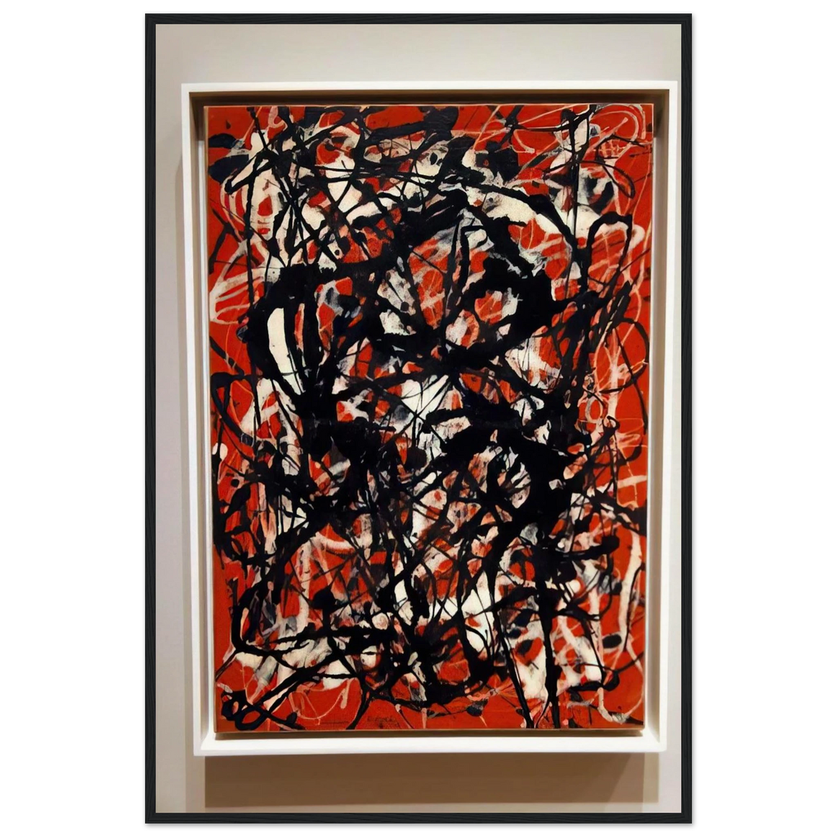 FREE FORM 1946 Framed Poster | Jackson Pollock Framed Prints Wall Art | Jackson Pollock Store