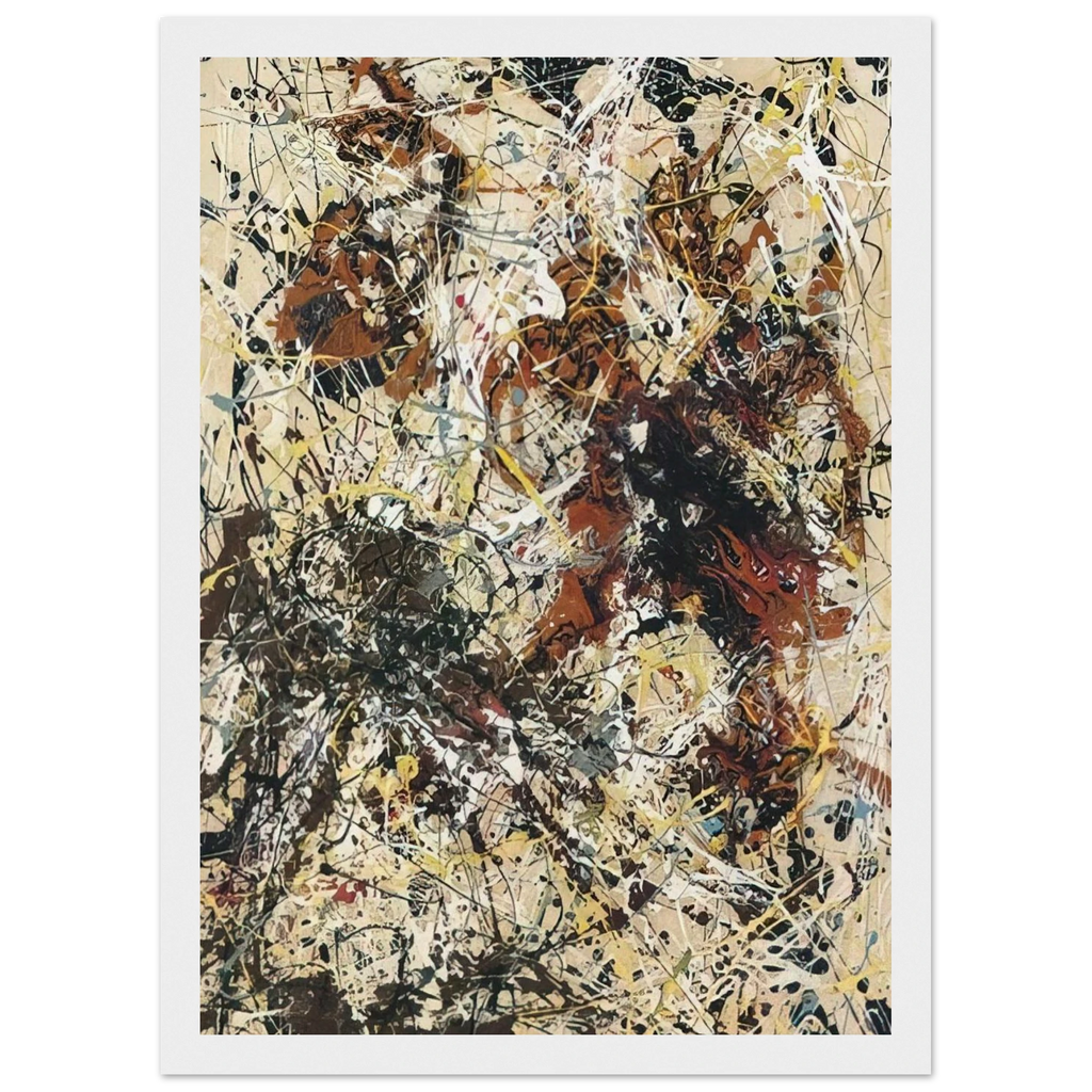 NUMBER 12 1949 Framed Poster | Jackson Pollock Framed Prints Wall Art | Jackson Pollock Store