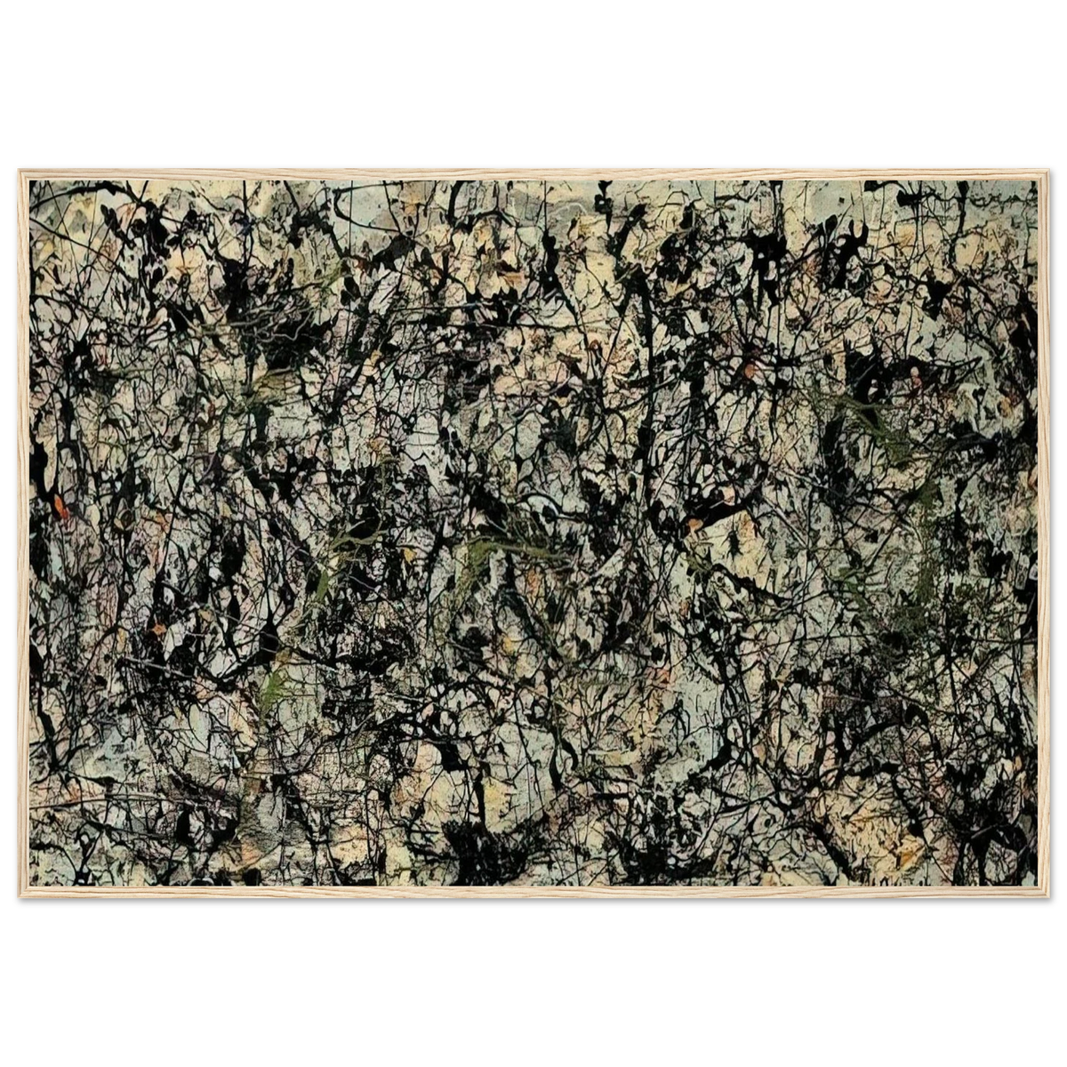 LUCIFER 1947 Framed Poster | Jackson Pollock Framed Prints Wall Art | Jackson Pollock Store