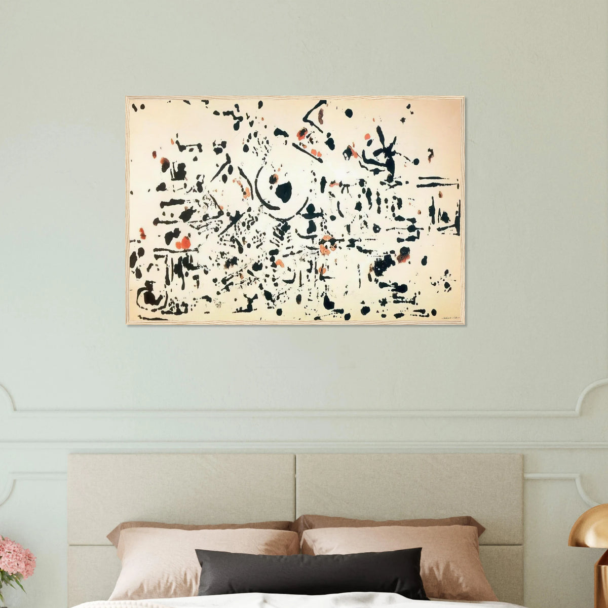 UNTITLED 1951 Framed Poster | Jackson Pollock Framed Prints Wall Art | Jackson Pollock Store