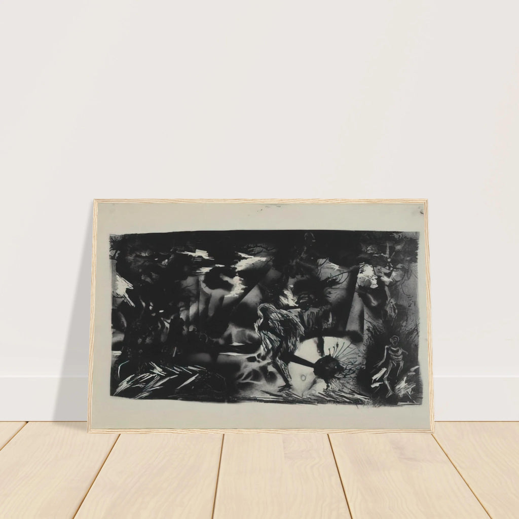 FIGURES IN A LANDSCAPE Framed Poster | Jackson Pollock Framed Prints Wall Art | Jackson Pollock Store