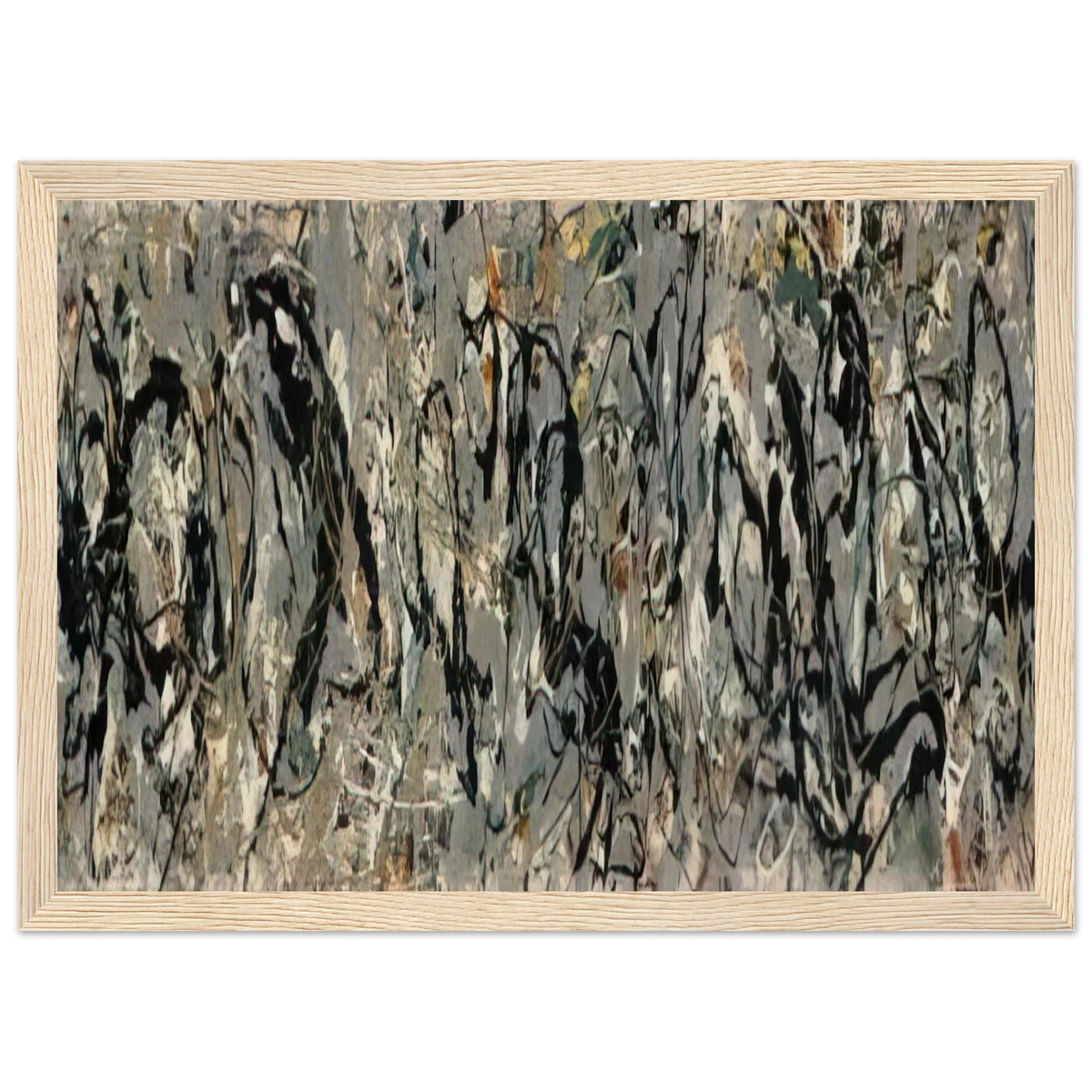 NUMBER 10 1949 Framed Poster | Jackson Pollock Framed Prints Wall Art | Jackson Pollock Store
