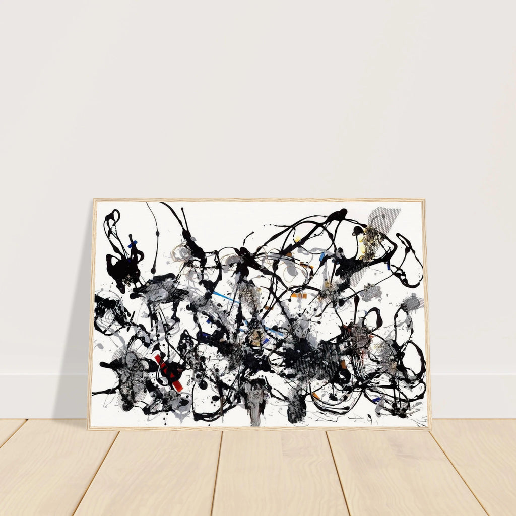 NUMBER 29 1950 Framed Poster | Jackson Pollock Framed Prints Wall Art | Jackson Pollock Store