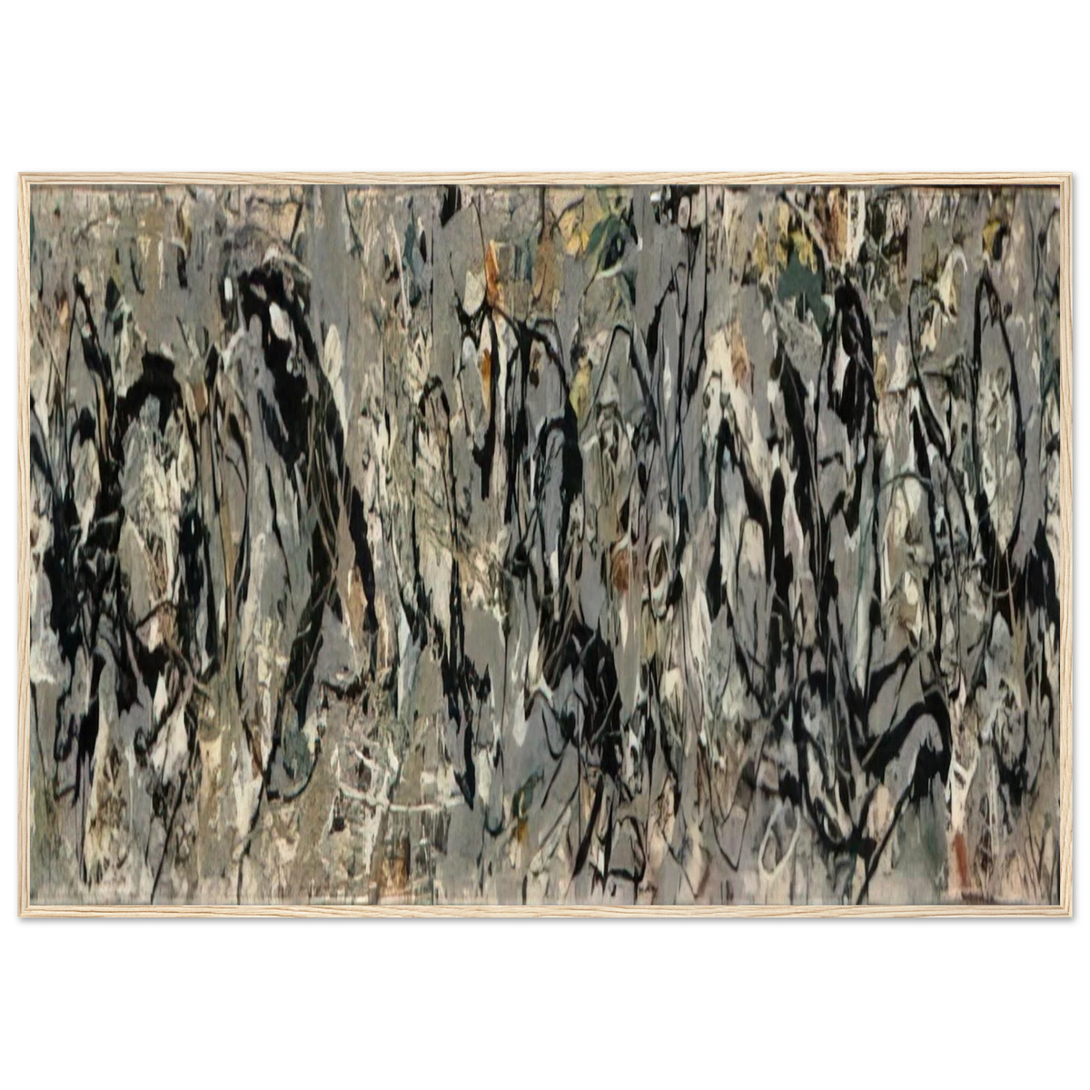 NUMBER 10 1949 Framed Poster | Jackson Pollock Framed Prints Wall Art | Jackson Pollock Store