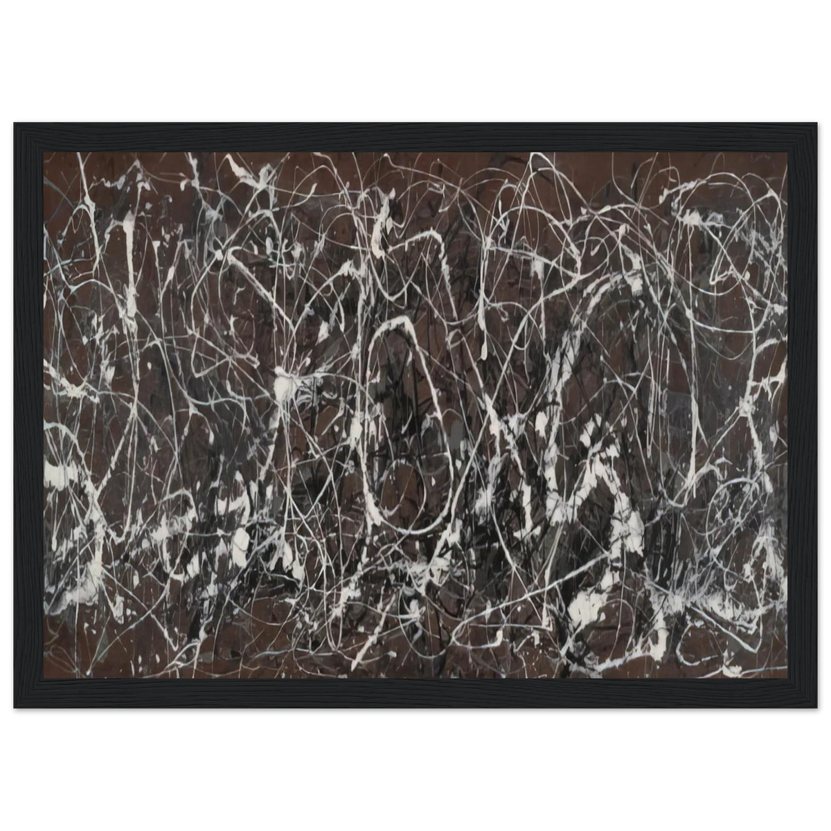 NUMBER 13A ARABESQUE 1948 Framed Poster | Jackson Pollock Framed Prints Wall Art | Jackson Pollock Store