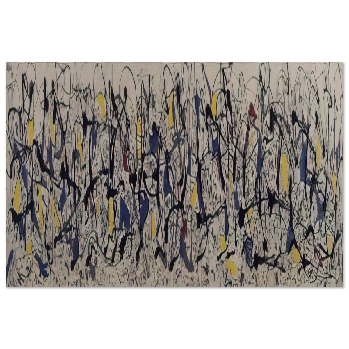 SUMMERTIME NUMBER 9A 1948 Poster | Jackson Pollock Poster | Jackson Pollock Store