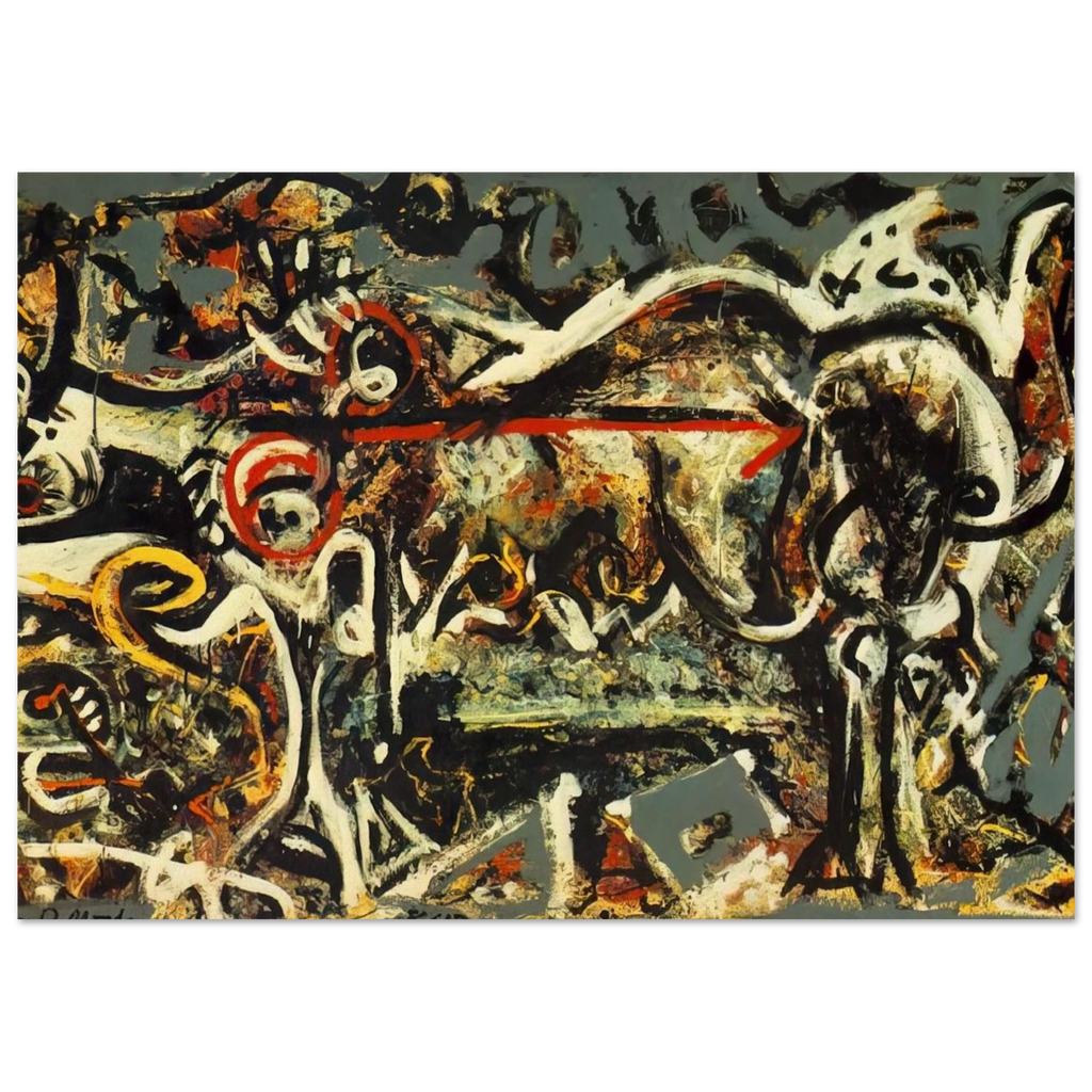 THE SHE WOLF Poster | Jackson Pollock Poster | Jackson Pollock Store