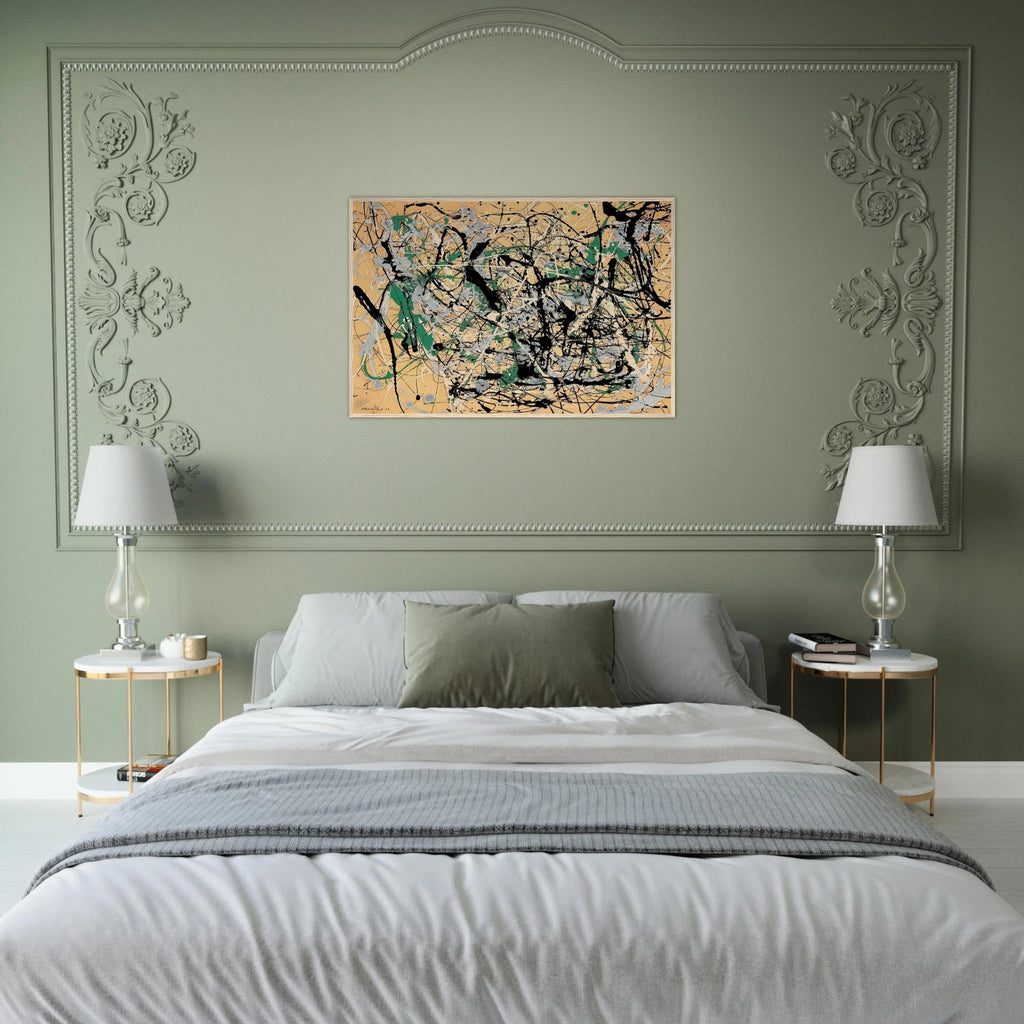 NUMBER 17 1949 Framed Poster | Jackson Pollock Framed Prints Wall Art | Jackson Pollock Store