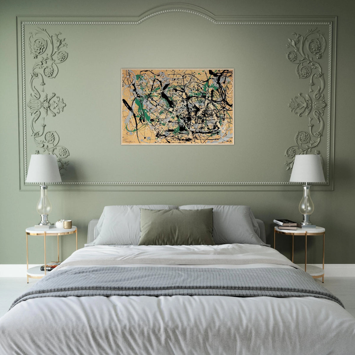 NUMBER 17 1949 Framed Poster | Jackson Pollock Framed Prints Wall Art | Jackson Pollock Store
