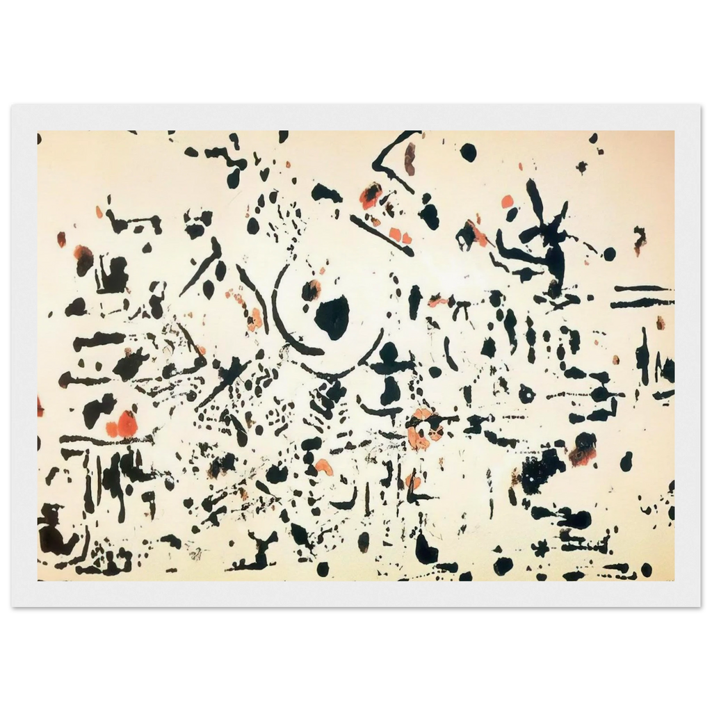 UNTITLED 1951 Framed Poster | Jackson Pollock Framed Prints Wall Art | Jackson Pollock Store