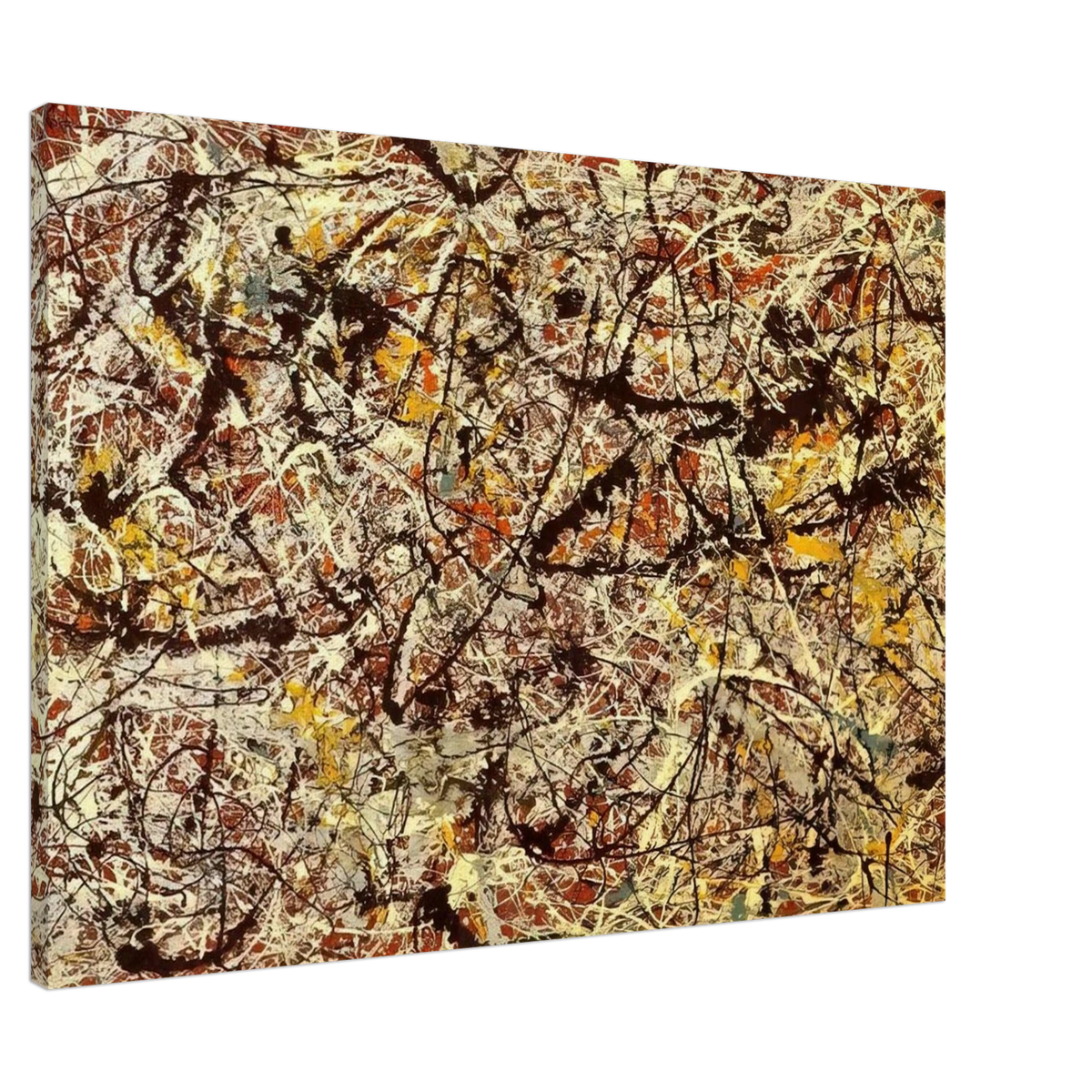 MURAL ON INDIAN RED GROUND 1950 Canvas | Jackson Pollock Canvas | Jackson Pollock Store