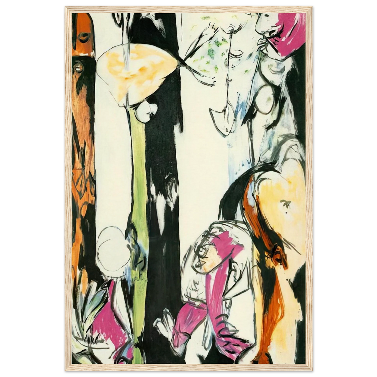EASTER AND THE TOTEM Framed Poster | Jackson Pollock Framed Prints Wall Art | Jackson Pollock Store