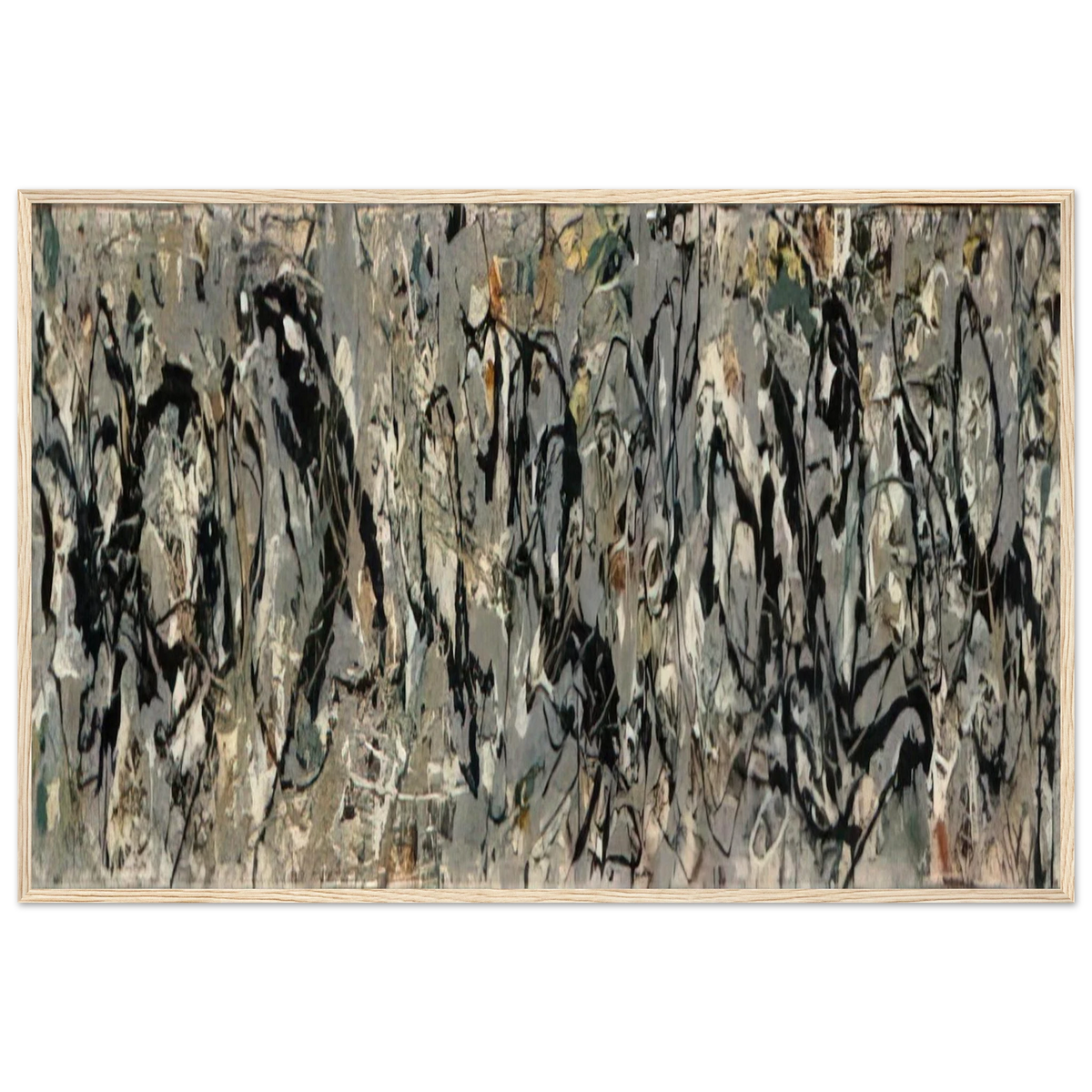 NUMBER 10 1949 Framed Poster | Jackson Pollock Framed Prints Wall Art | Jackson Pollock Store