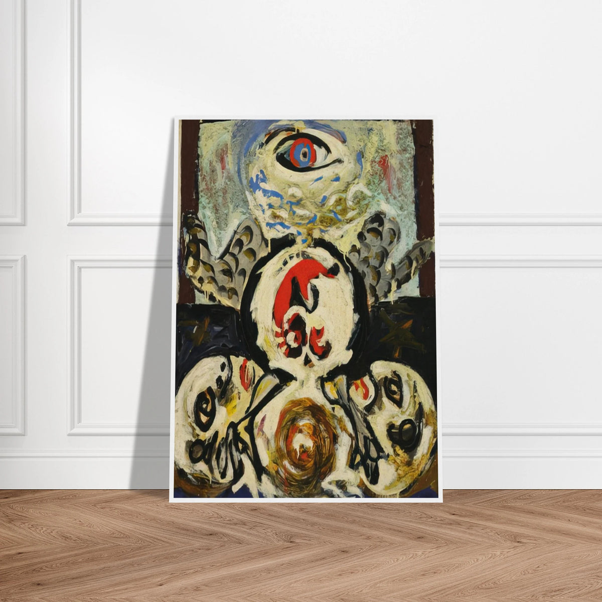 BIRD 1941 Framed Poster | Jackson Pollock Framed Prints Wall Art | Jackson Pollock Store