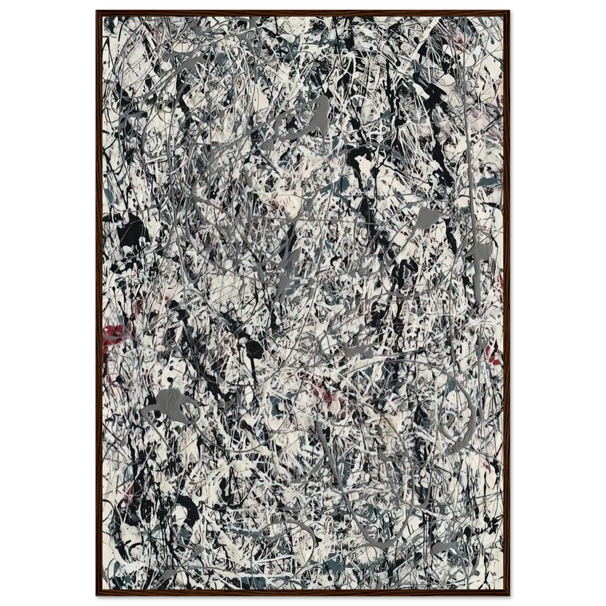 NUMBER 19 1948 Framed Poster | Jackson Pollock Framed Prints Wall Art | Jackson Pollock Store