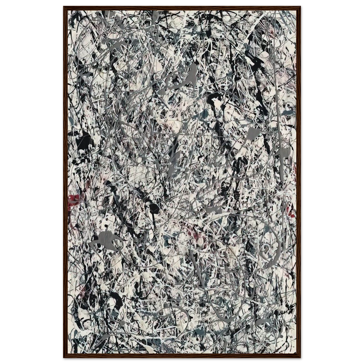 NUMBER 19 1948 Framed Poster | Jackson Pollock Framed Prints Wall Art | Jackson Pollock Store