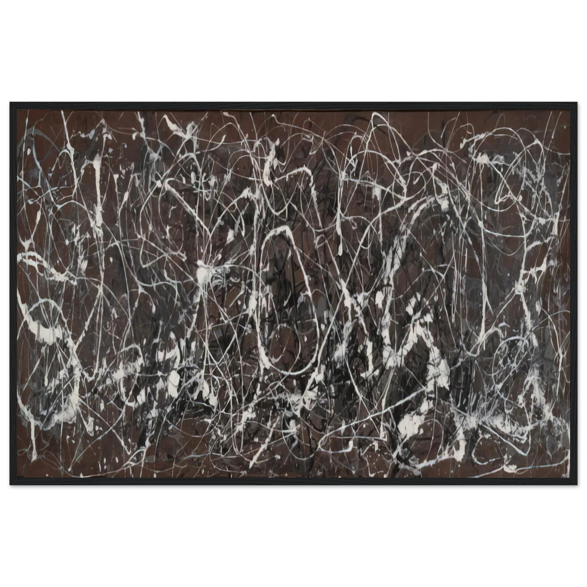 NUMBER 13A ARABESQUE 1948 Framed Poster | Jackson Pollock Framed Prints Wall Art | Jackson Pollock Store