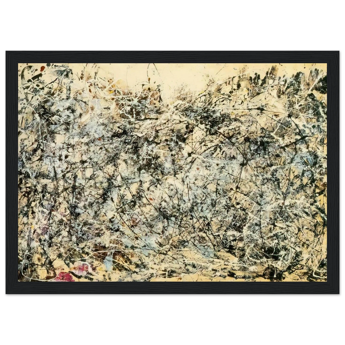 NO 1 1948 Framed Poster | Jackson Pollock Framed Prints Wall Art | Jackson Pollock Store