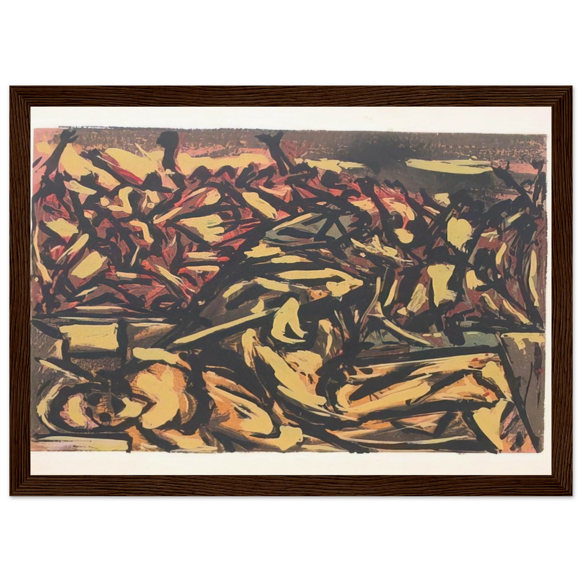 UNTITLED 1941 1 Framed Poster | Jackson Pollock Framed Prints Wall Art | Jackson Pollock Store